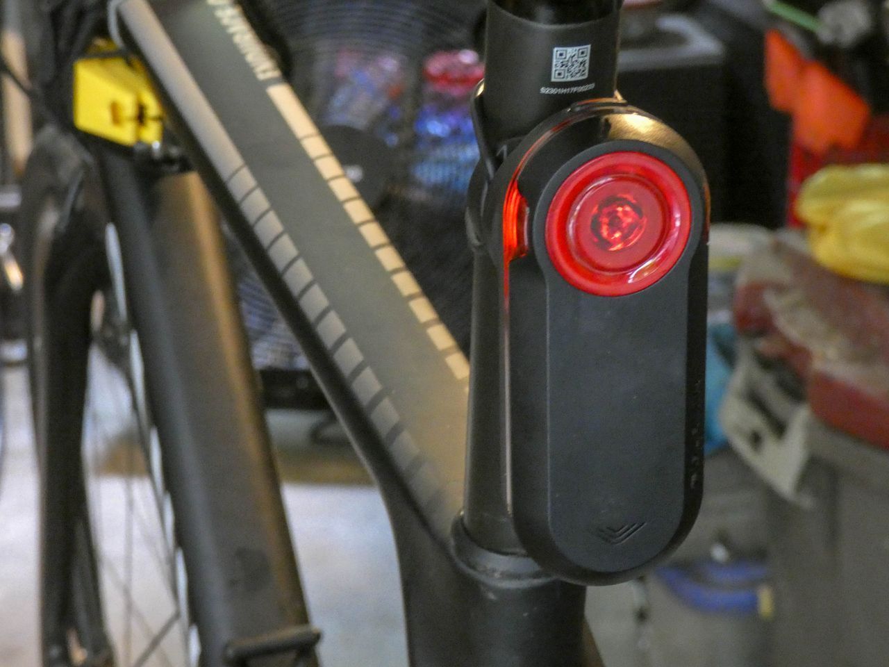 I never ride without my Garmin Varia light with radar and now it's