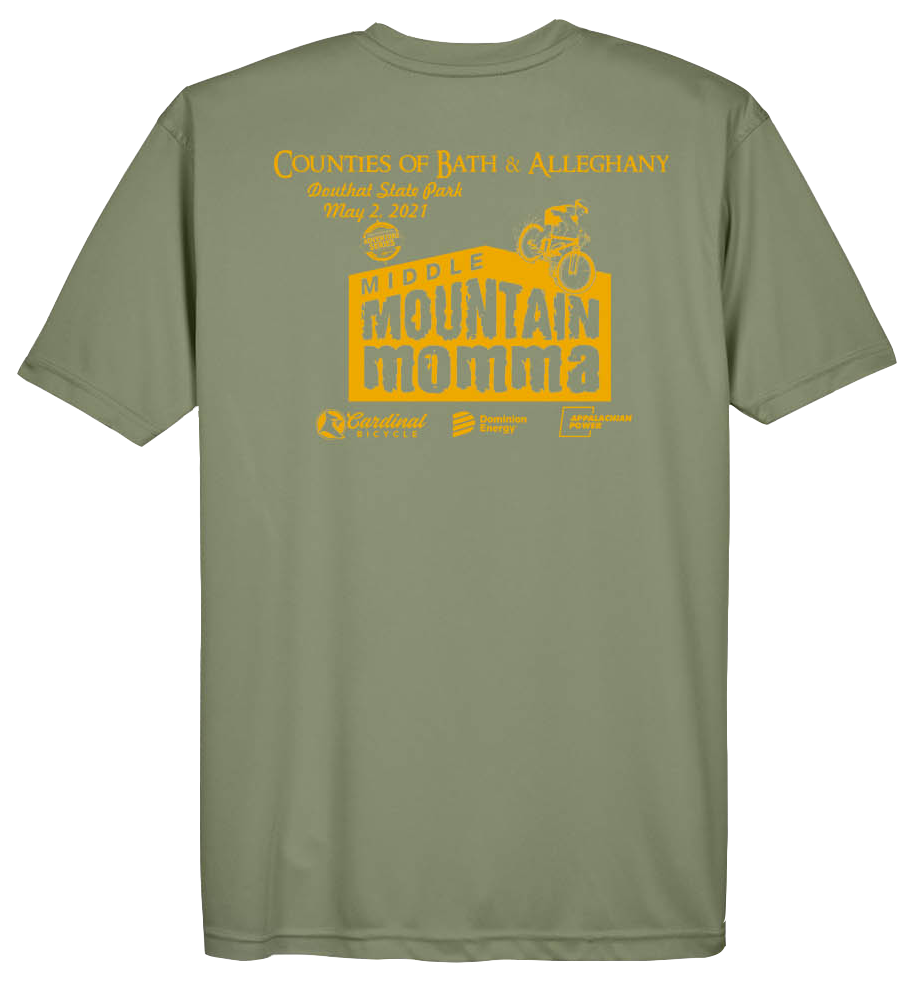 middle mountain momma t-shirt